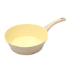 Giorno Felice 28cm Beige IH Wok Pan Ceramic Non-Stick Stir Frypan Induction