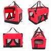 Paw Mate Red Portable Soft Dog Cage Crate Carrier L