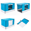 Paw Mate Blue Cage Cover Enclosure for Wire Dog Cage Crate 30in