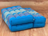 3-Fold Zafu Meditation Cushion Set Blue Medium Size