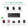 UGREEN 2 in 1 USB 3.0 Card Reader 15CM (20250)