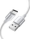 UGREEN 60409 USB-A to USB-C Charging Cable 3M (Silver White)