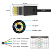 Simplecom CAE605 Ultra Slim Flexible Cat6A UTP Ethernet Cable 10Gbps 0.5M