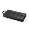 Simplecom CH329 Portable 4 Port USB 3.2 Gen1 (USB 3.0) 5Gbps Hub with Cable Storage