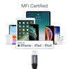 CHOETECH IP0042 USB-C MFI Certified iPhone Cable 3M