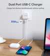 CHOETECH Q5008 PD 35W Dual USB-C Charger