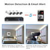 Hiseeu H5NVR-P8-612P 8CH 2MP/1080P PoE CCTV System (2TB HDD)