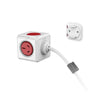 ALLOCACOC POWERCUBE Extended Boston Red 5 Outlets with 1.5M CABLE