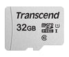 TRANSCEND TS32GUSD300S 32GB UHS-I U1 microSD w/o Adapter  (microSDHC I, C10, U1)