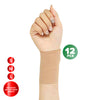 1st Care 12PCE Elastic Compression Wrist Supports Breathable Flexible 3 Sizes