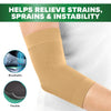 1st Care 12PCE Elastic Compression Elbow Supports Breathable Flexible 3 Sizes