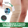 1st Care 12PCE Elastic Compression Strap Knee Supports Adjustable 7 x 90cm