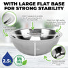 Home Master 36PCE Mixing Bowl 26cm High Quality Polished Stainless Steel 2.5L