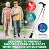 1st Care 12PCE 90cm Height Adjustable Walking Stick Wrist Strap Handle