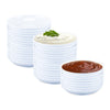 Home Master 72PCE Melamine Sauce Dishes Round Unbreakable Quality 9.5cm