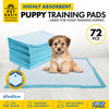 Pet Basic 72PCE 60cm Puppy Training Pads Highly Absorbent 5 Ply Design