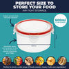 Home Master 12PCE 600ml Snap Lock Container Microwave & Freezer Safe 14 x 7cm