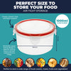 Home Master 12PCE 1000ml Snap Lock Container Microwave Freezer Safe 16 x 8cm