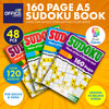 Office Central 48PCE A5 Sudoku Puzzle Books Over 120 Puzzles 160pg