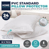 Home Master 24PCE PVC Pillow Protectors Water & Mildew Resistant 75 x 52cm