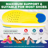 1st Care 12 Pairs Women's Memory Foam Insoles Maximum Support