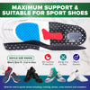 1st Care 12 Pairs Men's 3D Orthotic Sports Insole Heel Arch Forefoot Support