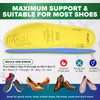 1st Care 24 Pairs Unisex Double Layered Insoles Support & Pressure Relief