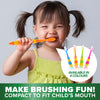 1st Care 144PCE Kids Toothbrushes Soft Bristles Easy Grip Assorted Colours