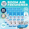 Perfect Scent 24PCE Air Freshener Room Spray/Mist Cotton Fresh Scent 200g