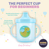 1st Steps 12PCE 245ml Sippy Cups Double Handles Dinosaur & Unicorn Designs