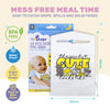 1st Steps 216PCE Disposable PVC Bibs Waterproof  BPA Free 25 x 38cm