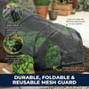 Garden Greens12PCE Seedling Tunnel Mesh Guard Adjustable Foldable Reusable 2m