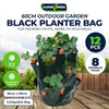 Garden Greens 12PCE Planter Bags Mould Proof UV Resistant Collapsible 60cm