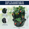 Garden Greens 12PCE Planter Bags Mould Proof UV Resistant Collapsible 60cm