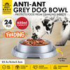 Pet Basic 24PCE Pet Bowl 650ml Ant Proof Rim Durable Non-Slip Base 22.5cm