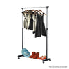 Home Master 6PCE Garment Rack Lockable Castors Adjustable Height Sturdy Frame