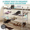 Home Master 4PCE Adjustable 4 Tier Shoe Racks Stainless Steel 67.5 x 62cm