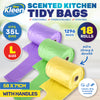 Xtra Kleen 1296PCE Kitchen Tidy Bin Liners Large Scented Tear Leak Proof 35L