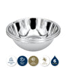 Home Master 24PCE Mixing Bowl 32cm High Quality Polished Stainless Steel 5.1L