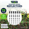 Garden Greens 72PCE Spiral Bird Deterant Reflectors Silver Weatherproof 29cm