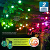 illuminex 6PCE Solar Festoon LED Lights Multicolour Weatherprooof 2 Mode 5.7m