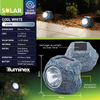 illuminex 12PCE LED Solar Rock Spot Lights Weatherproof Cool White 56 x 75mm