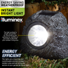 illuminex 12PCE LED Solar Rock Spot Lights Weatherproof Cool White 56 x 75mm