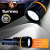 illuminex 8PCE LED Torch Water & Shock Resistant Cool White 185mm