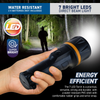 illuminex 8PCE LED Torch Water & Shock Resistant Cool White 185mm