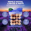 SAS Pest Control 192PCE Natural Cedar Mothballs Lavender Scented Repellant