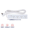 SAS Electrical 12PCE 4 Outlet Powerboards SAA Approved Surge Protection 3m