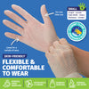 Xtra Kleen 1000PCE Disposable Gloves Latex & Powder Free Food Safe Size S