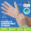 Xtra Kleen 1000PCE Disposable Gloves Latex & Powder Free Food Safe S Size