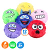 Party Central 12PCE Plush Toys Fuzzy Monsters Super Soft & Cuddly 10cm